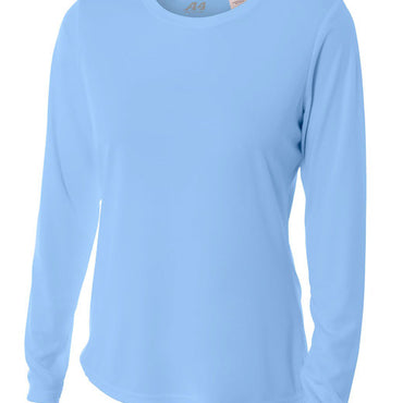 NW3002 A4 Ladies' Long Sleeve Cooling Performance Crew Shirt