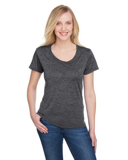 NW3010 A4 Ladies' Tonal Space-Dye T-Shirt