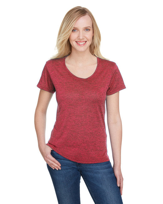 NW3010 A4 Ladies' Tonal Space-Dye T-Shirt