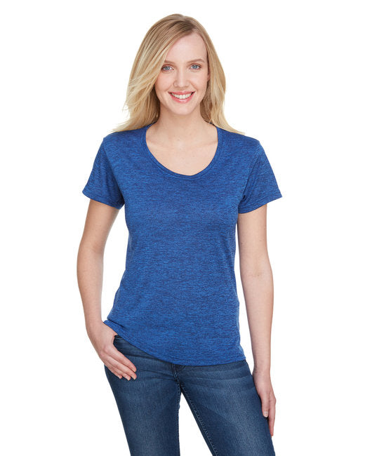 NW3010 A4 Ladies' Tonal Space-Dye T-Shirt