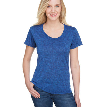 NW3010 A4 Ladies' Tonal Space-Dye T-Shirt