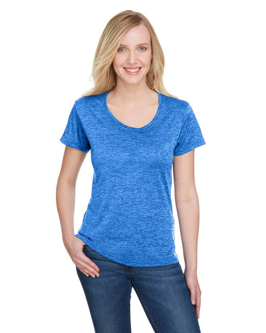 NW3010 A4 Ladies' Tonal Space-Dye T-Shirt