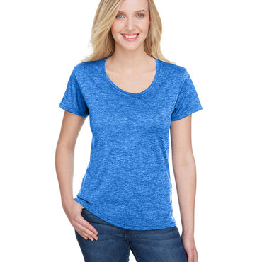 NW3010 A4 Ladies' Tonal Space-Dye T-Shirt