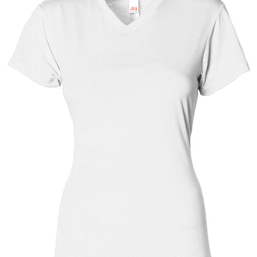 NW3013 A4 Ladies' Softek V-Neck T-Shirt