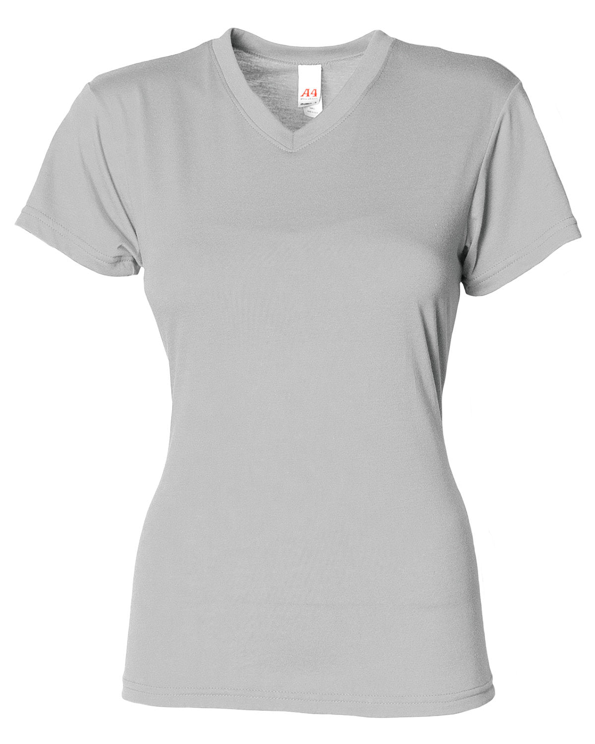 NW3013 A4 Ladies' Softek V-Neck T-Shirt