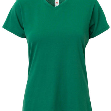 NW3013 A4 Ladies' Softek V-Neck T-Shirt