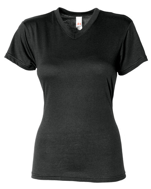 NW3013 A4 Ladies' Softek V-Neck T-Shirt