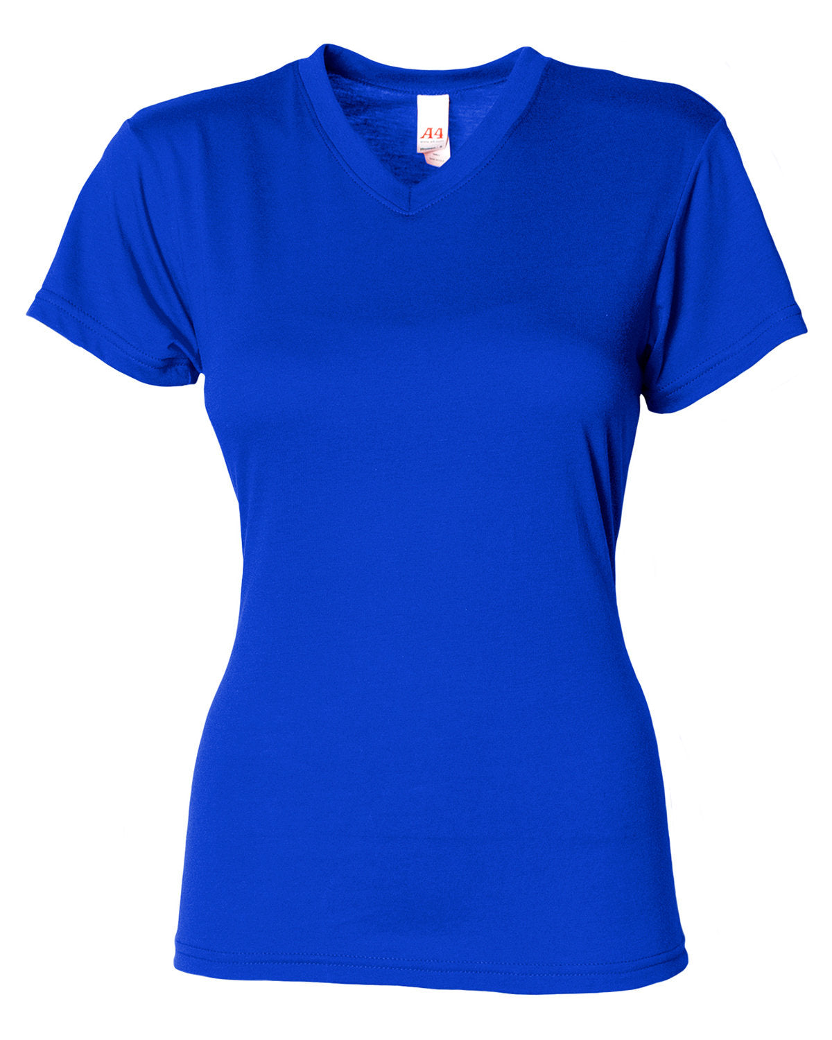 NW3013 A4 Ladies' Softek V-Neck T-Shirt