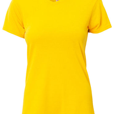 NW3013 A4 Ladies' Softek V-Neck T-Shirt