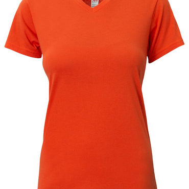 NW3013 A4 Ladies' Softek V-Neck T-Shirt