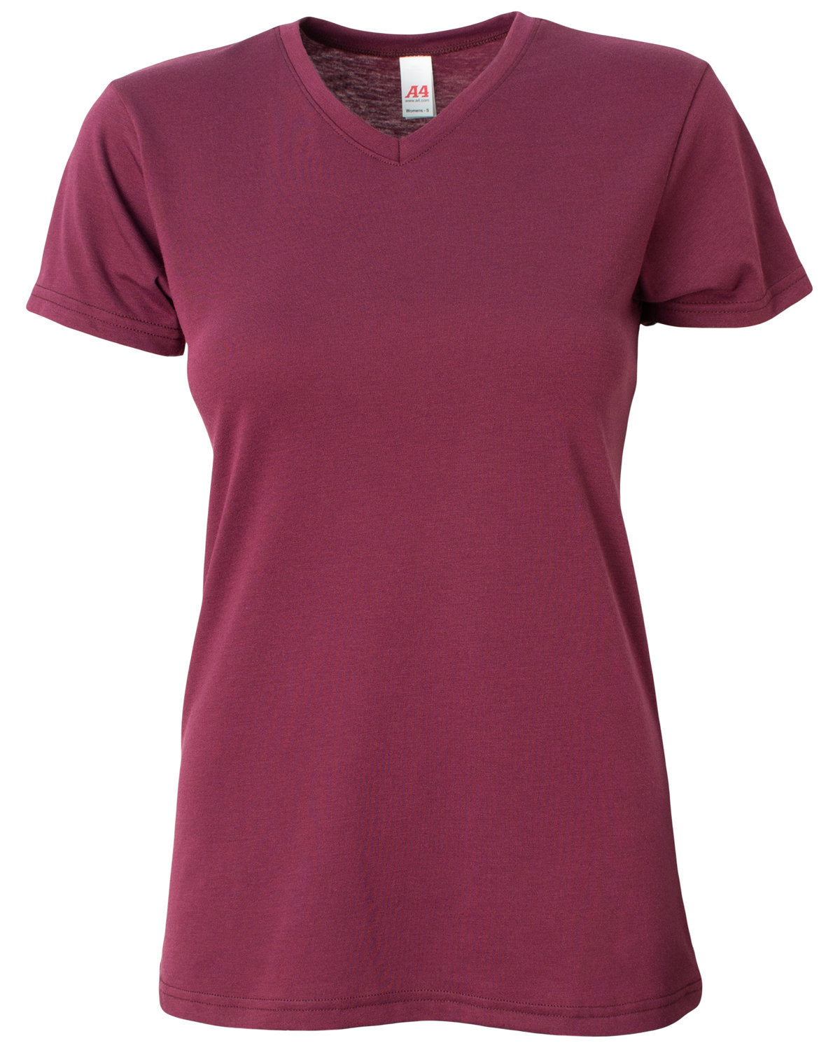 NW3013 A4 Ladies' Softek V-Neck T-Shirt