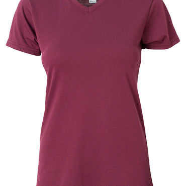 NW3013 A4 Ladies' Softek V-Neck T-Shirt