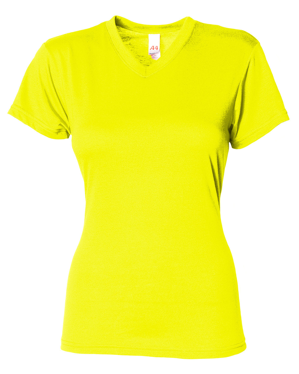 NW3013 A4 Ladies' Softek V-Neck T-Shirt