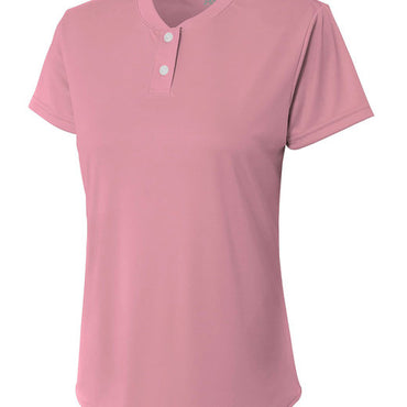 NW3143 A4 Ladies' Tek 2-Button Henley Shirt