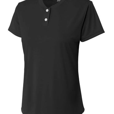 NW3143 A4 Ladies' Tek 2-Button Henley Shirt