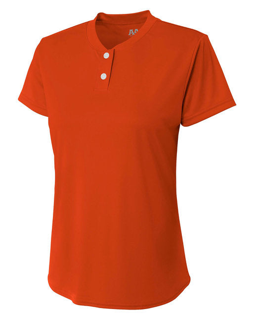 NW3143 A4 Ladies' Tek 2-Button Henley Shirt