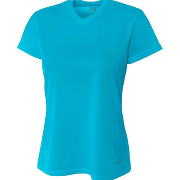 NW3254 A4 Ladies' Birds-Eye Mesh V-Neck T-Shirt