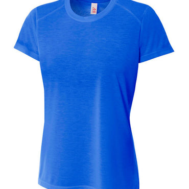 NW3264 A4 Ladies' Shorts Sleeve Spun Poly T-Shirt