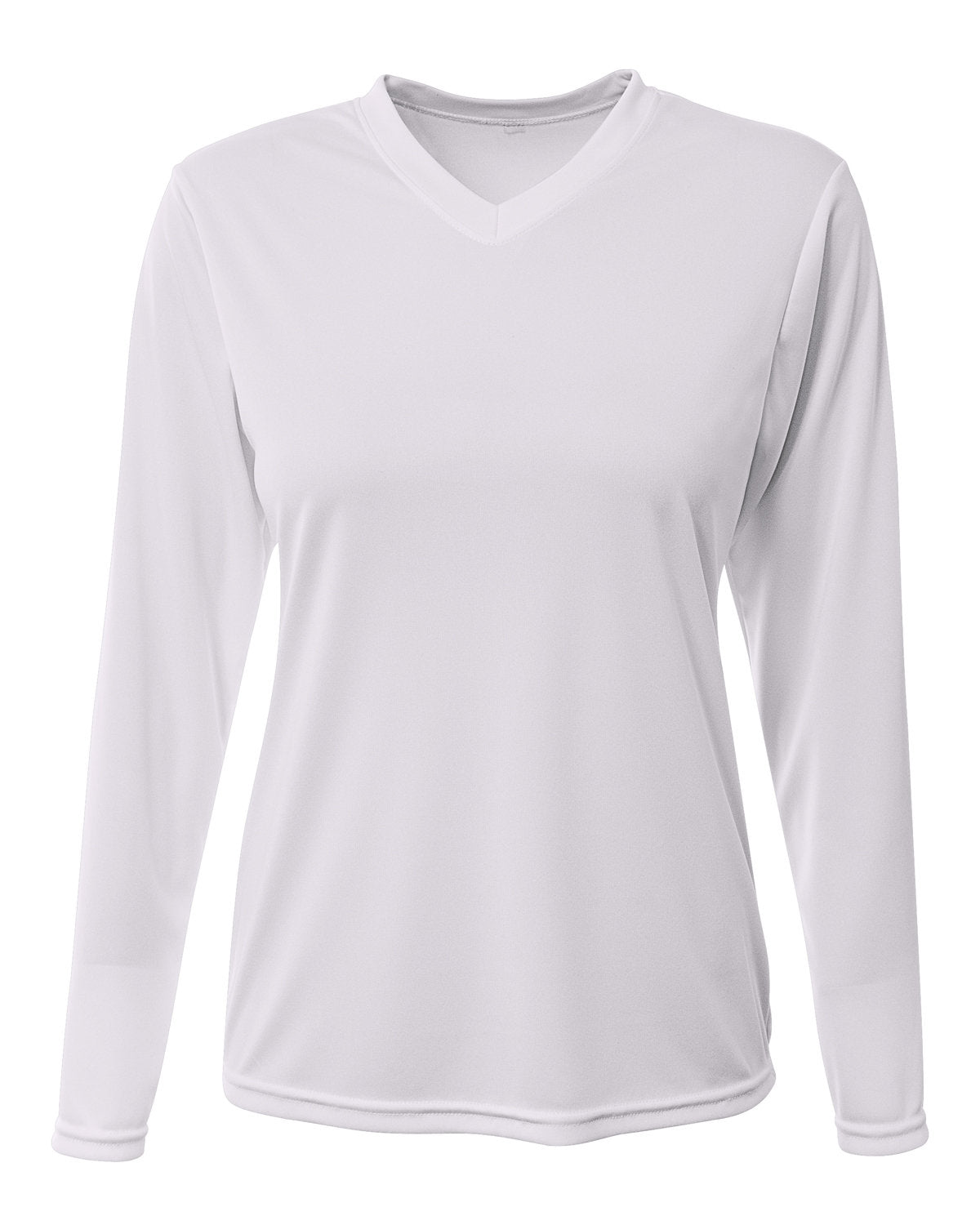 NW3425 A4 Ladies' Long-Sleeve Sprint V-Neck T-Shirt