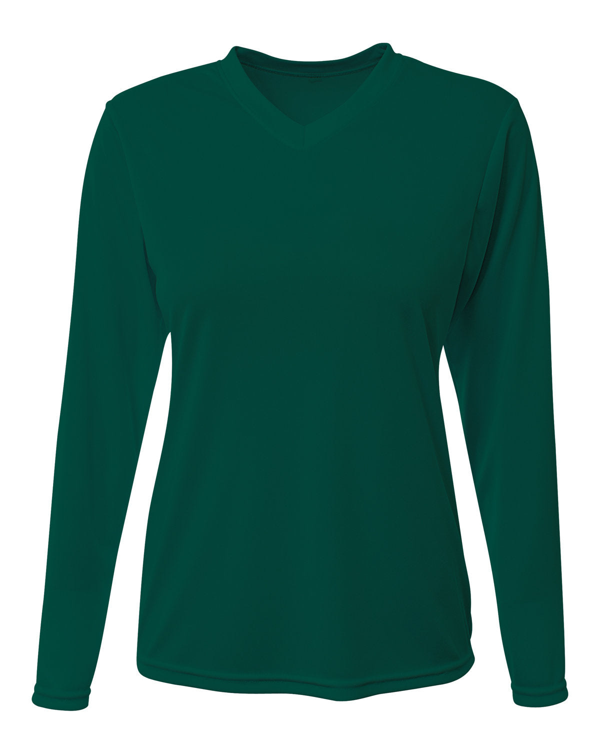 NW3425 A4 Ladies' Long-Sleeve Sprint V-Neck T-Shirt