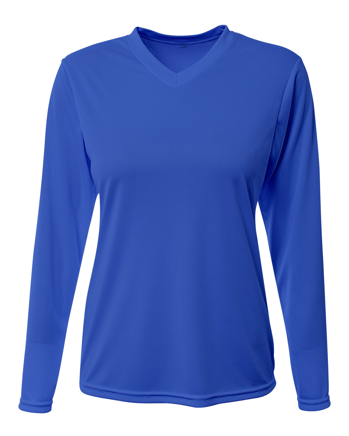 NW3425 A4 Ladies' Long-Sleeve Sprint V-Neck T-Shirt