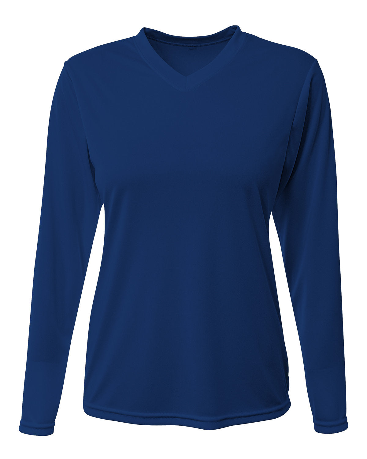 NW3425 A4 Ladies' Long-Sleeve Sprint V-Neck T-Shirt