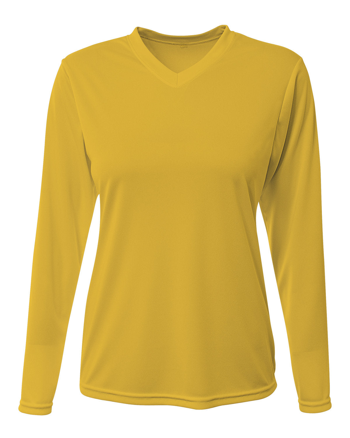 NW3425 A4 Ladies' Long-Sleeve Sprint V-Neck T-Shirt