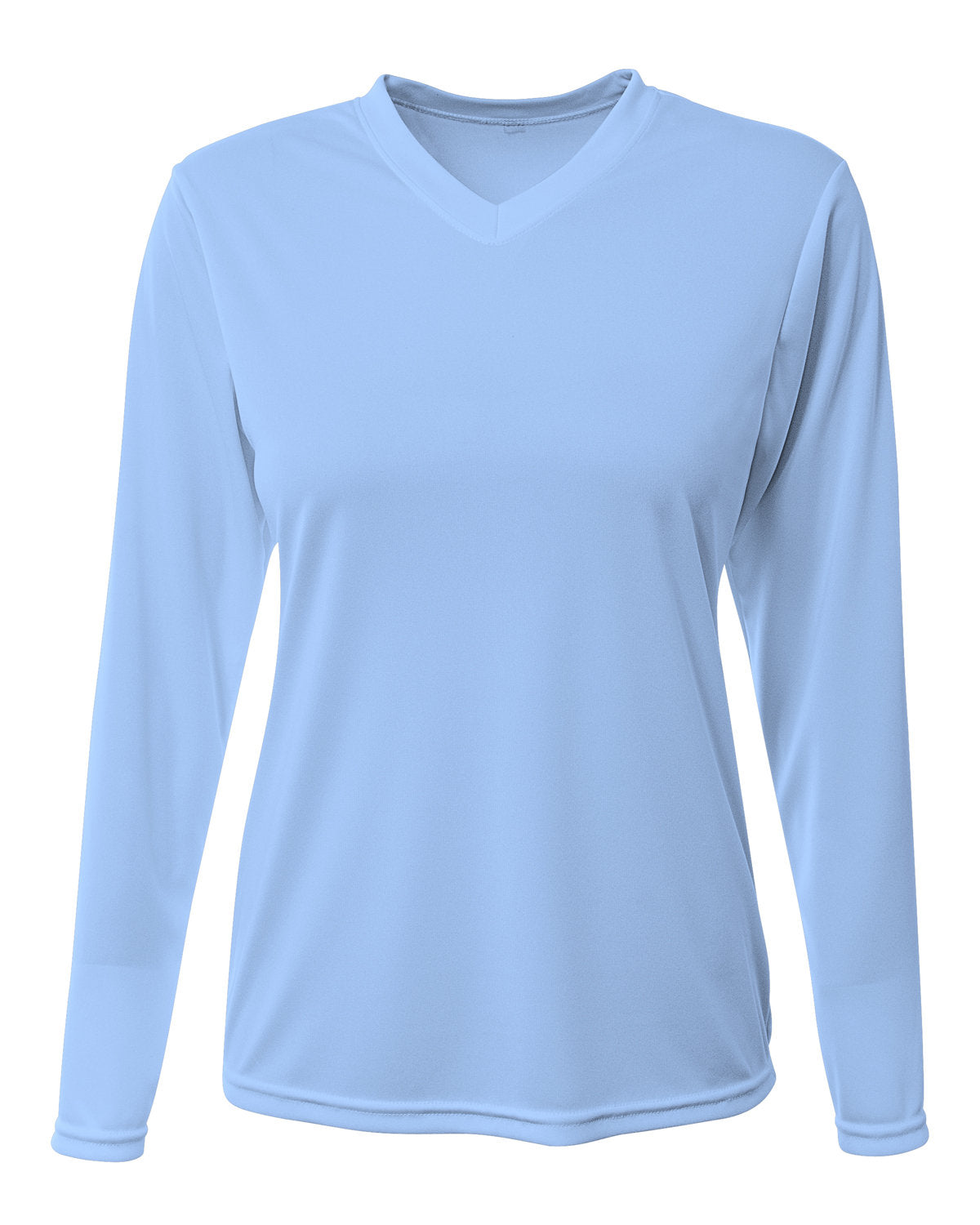 NW3425 A4 Ladies' Long-Sleeve Sprint V-Neck T-Shirt