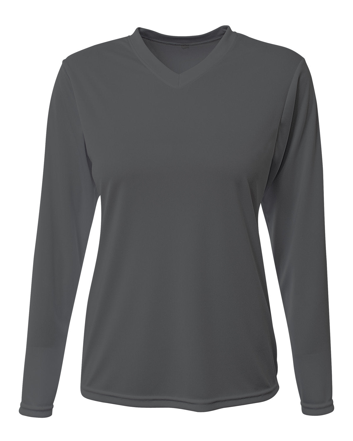 NW3425 A4 Ladies' Long-Sleeve Sprint V-Neck T-Shirt