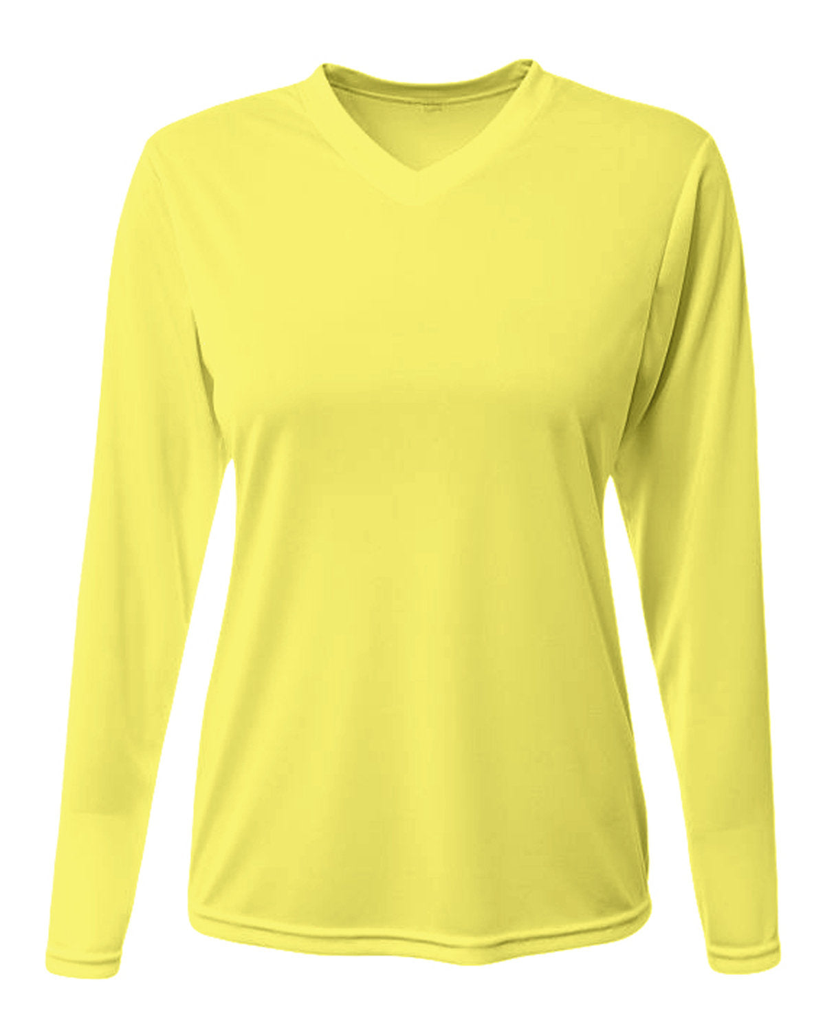 NW3425 A4 Ladies' Long-Sleeve Sprint V-Neck T-Shirt