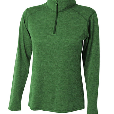 NW4010 A4 Ladies' Tonal Space-Dye Quarter-Zip