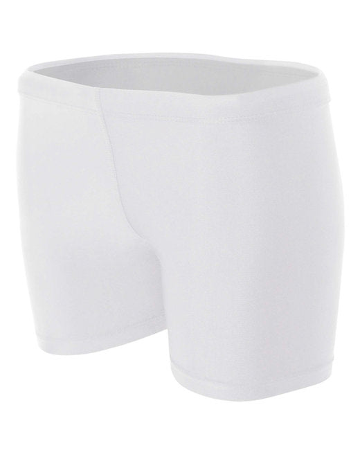 NW5313 A4 Ladies' 4" Inseam Compression Shorts