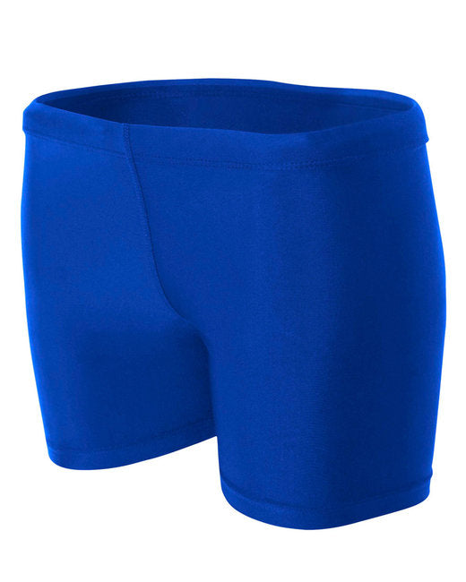 NW5313 A4 Ladies' 4" Inseam Compression Shorts