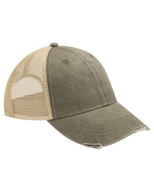 OL102 Adams Distressed Ollie Cap