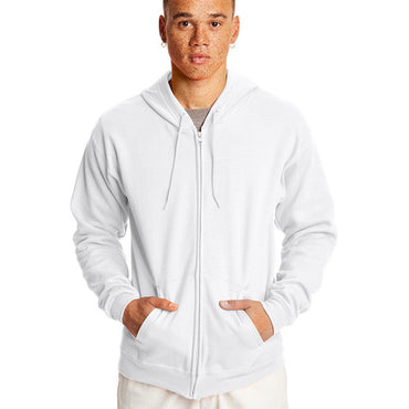 P180 Hanes Adult 7.8 oz. EcoSmart® 50/50 Full-Zip Hooded Sweatshirt