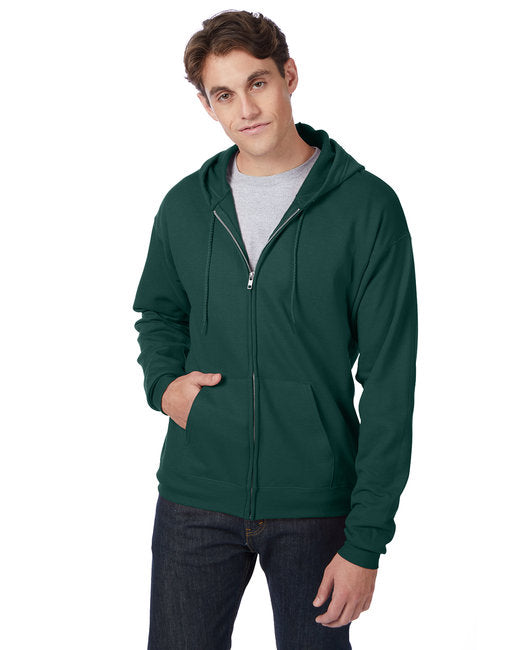 P180 Hanes Adult 7.8 oz. EcoSmart® 50/50 Full-Zip Hooded Sweatshirt