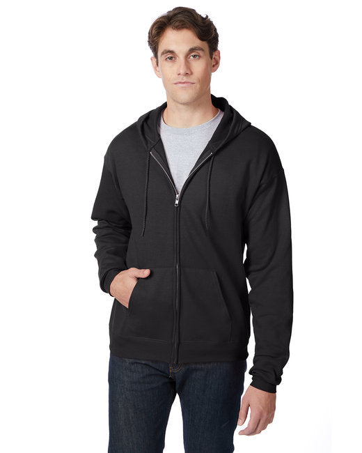 P180 Hanes Adult 7.8 oz. EcoSmart® 50/50 Full-Zip Hooded Sweatshirt