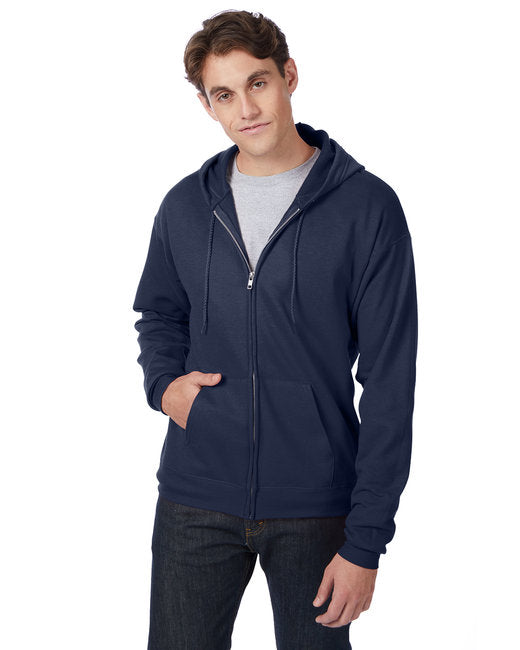 P180 Hanes Adult 7.8 oz. EcoSmart® 50/50 Full-Zip Hooded Sweatshirt