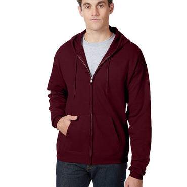 P180 Hanes Adult 7.8 oz. EcoSmart® 50/50 Full-Zip Hooded Sweatshirt