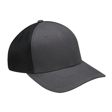 PR102 Adams Brushed Cotton/Soft Mesh Trucker Style Cap