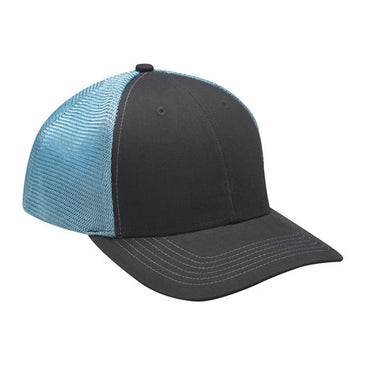 PR102 Adams Brushed Cotton/Soft Mesh Trucker Style Cap