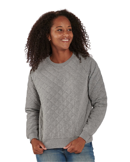 R08 Boxercraft Ladies' Quilted Jersey Sweatshirt