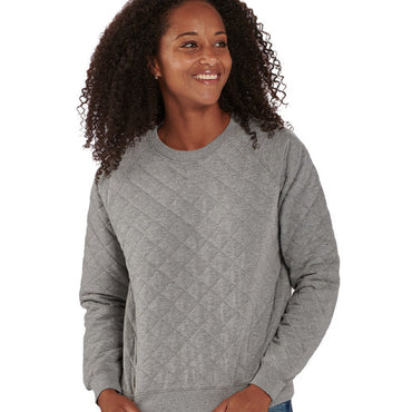 R08 Boxercraft Ladies' Quilted Jersey Sweatshirt