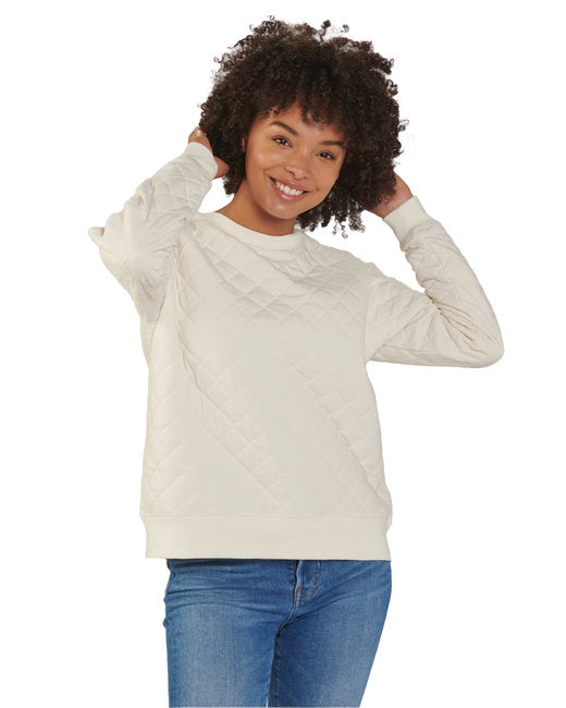 R08 Boxercraft Ladies' Quilted Jersey Sweatshirt