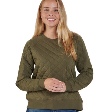 R08 Boxercraft Ladies' Quilted Jersey Sweatshirt