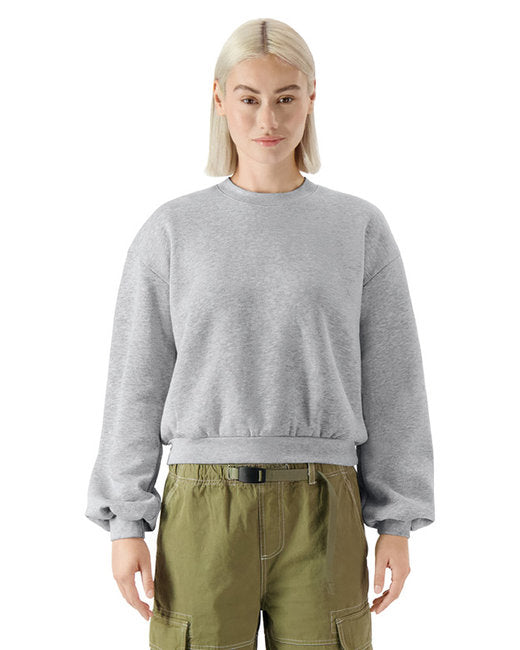 RF494 American Apparel Ladies' ReFlex Fleece Crewneck Sweatshirt