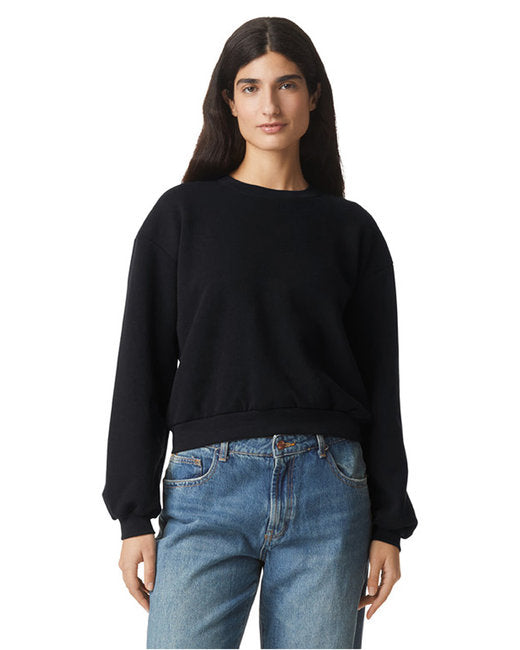 RF494 American Apparel Ladies' ReFlex Fleece Crewneck Sweatshirt