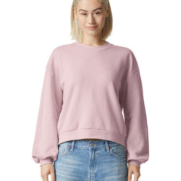 RF494 American Apparel Ladies' ReFlex Fleece Crewneck Sweatshirt