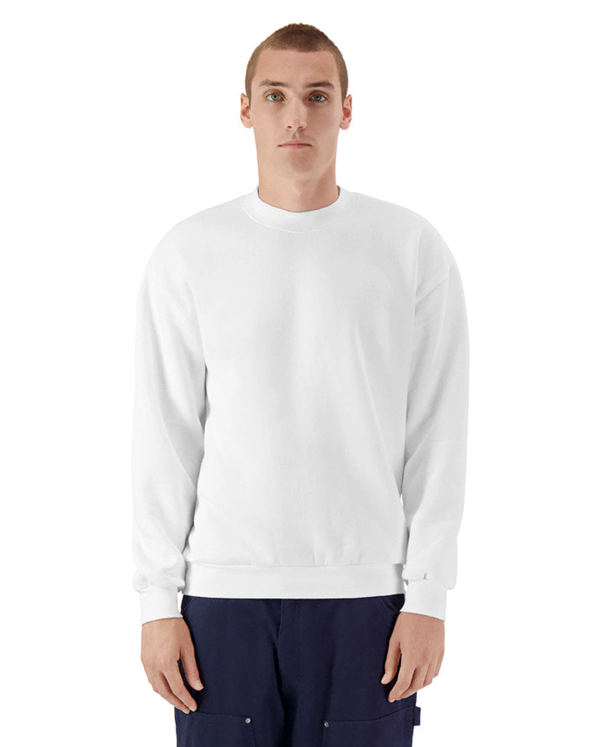 RF496 American Apparel Unisex ReFlex Fleece Crewneck Sweatshirt