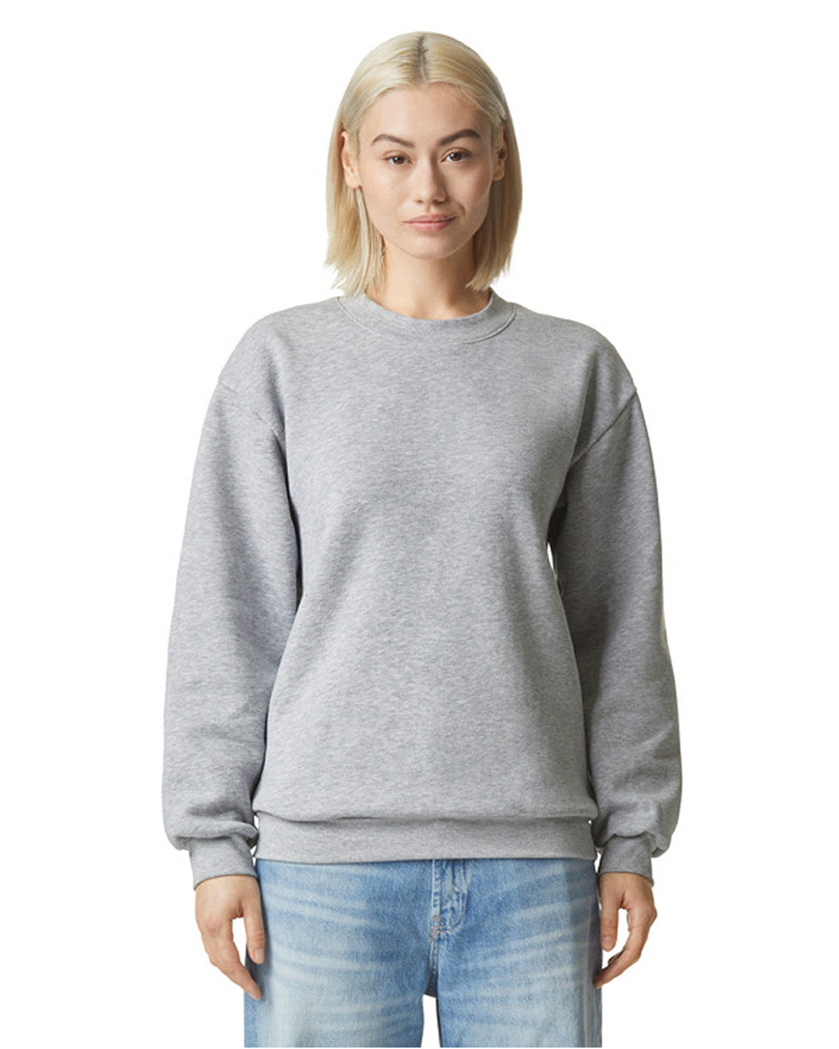 RF496 American Apparel Unisex ReFlex Fleece Crewneck Sweatshirt